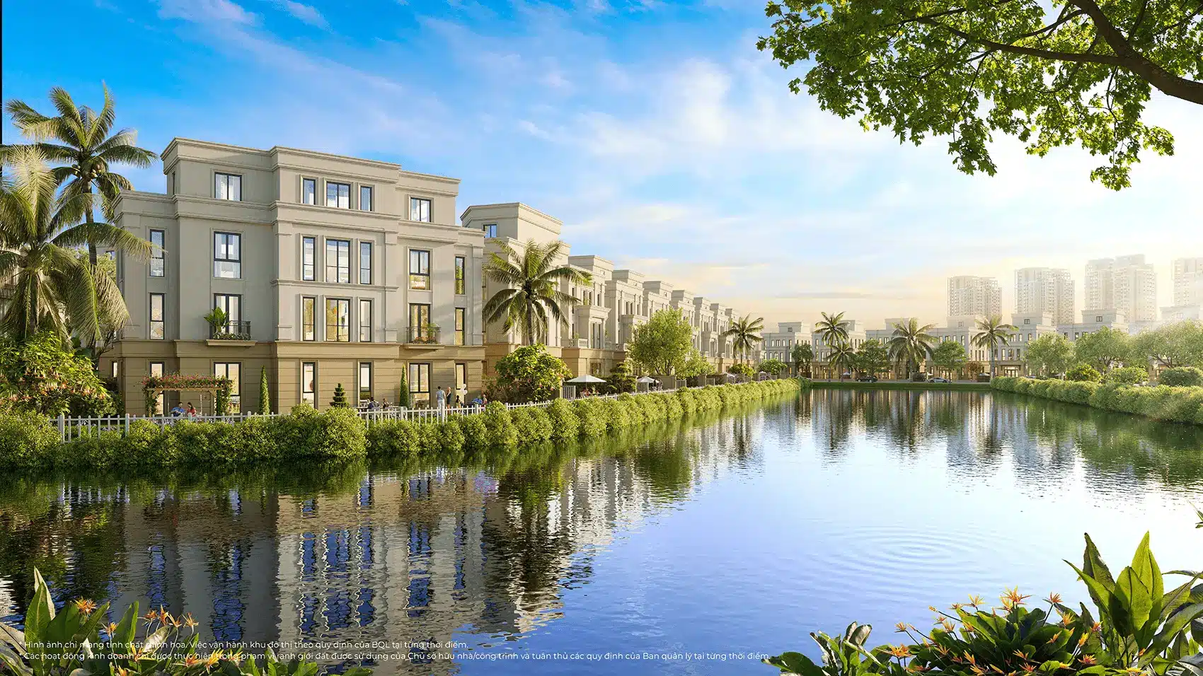 Khung cảnh xanh mát tại Vinhomes Green City – đô thị All-in-One đầu tiên phía Tây Bắc TP.HCM.