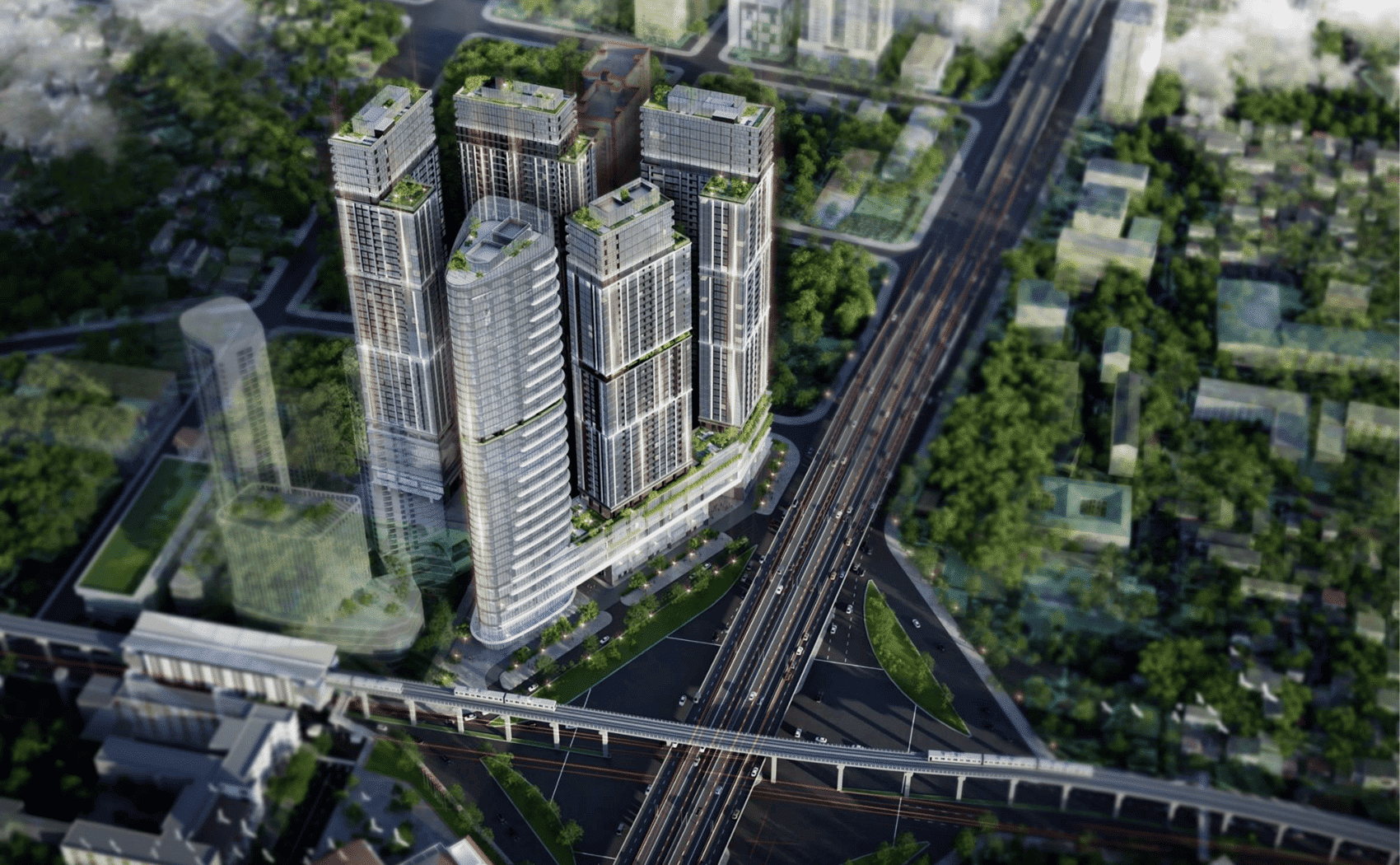 Sun Feliza Suites – Vị trí kim cương tại ngã tư Phạm Hùng, Xuân Thủy, Trần Quốc Vượng.